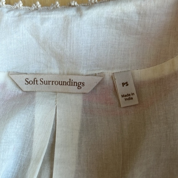 Soft Surroundings Twin Garlands Embroidered and Beaded Bolero Jacket - Picture 8 of 8